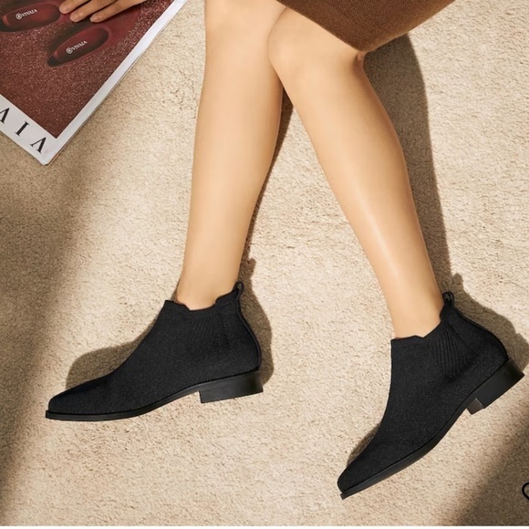 Vivaia Women’s Square-Toe Water-Repellent Ankle Boots (Ryan) Size 38 (7-7.5) - Picture 2 of 16